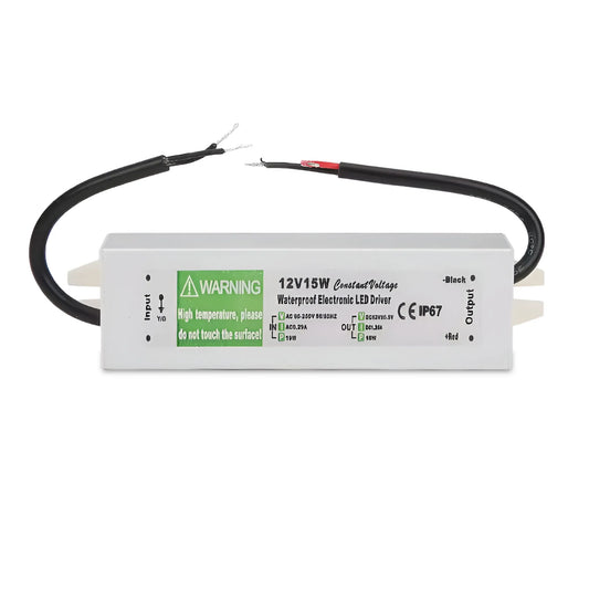 IP67 waterdichte DC 12V 15W LED-driver LED-voedingstransformator ~3363