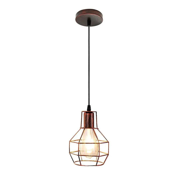 Vintage Nest Wire Cage Ceiling Pendant Cluster Light Fitting ~5814 – Yes