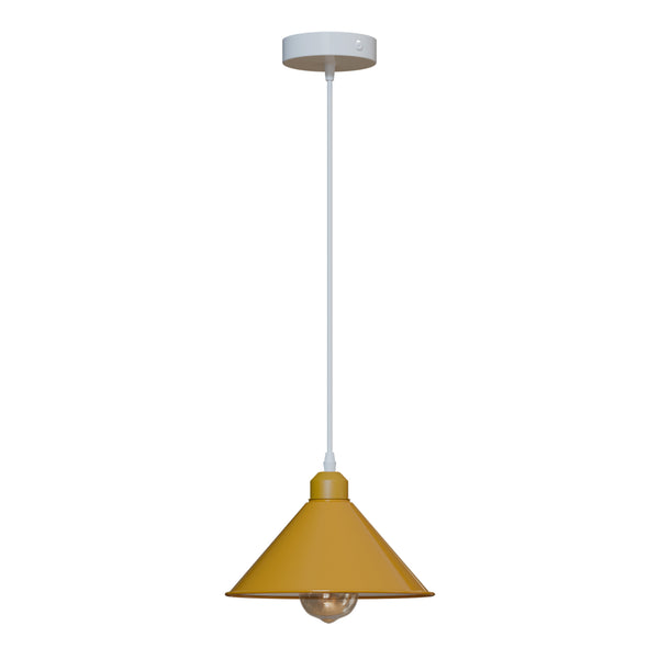 Hanging Lights for Tables E27 Lamp Base ~ 5865 – Yellow / Yes