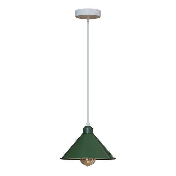 Hanging Lights for Tables E27 Lamp Base ~ 5865 – Green / Yes