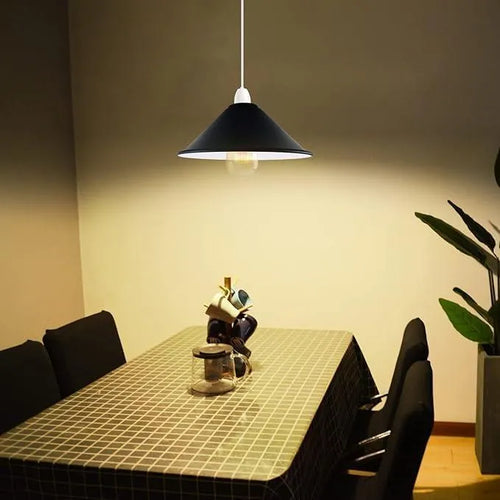 Retro 22cm Metal Easy Fit Cone Ceiling Light Shade
