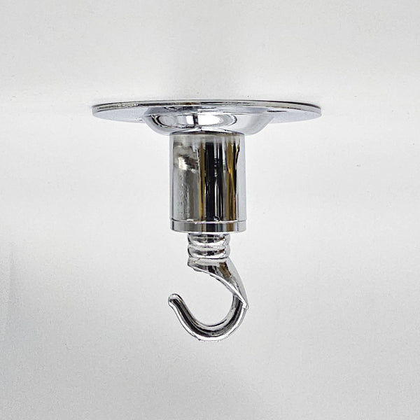20mm Conduit Dome Cover Fitting Hook Accessories for Pendant Lamp ~6100 – Chrome
