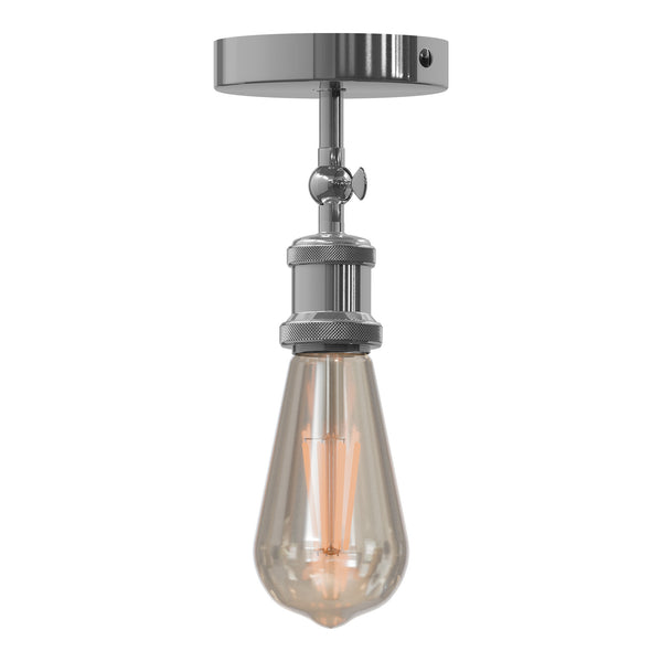 Lámpara de techo empotrada industrial retro vintage ~6134 – Cromo