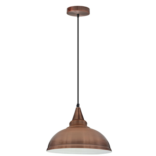 E27 Copper Loft Style Metal Ceiling Lamp Shade Pendant Lights electro plating~4344
