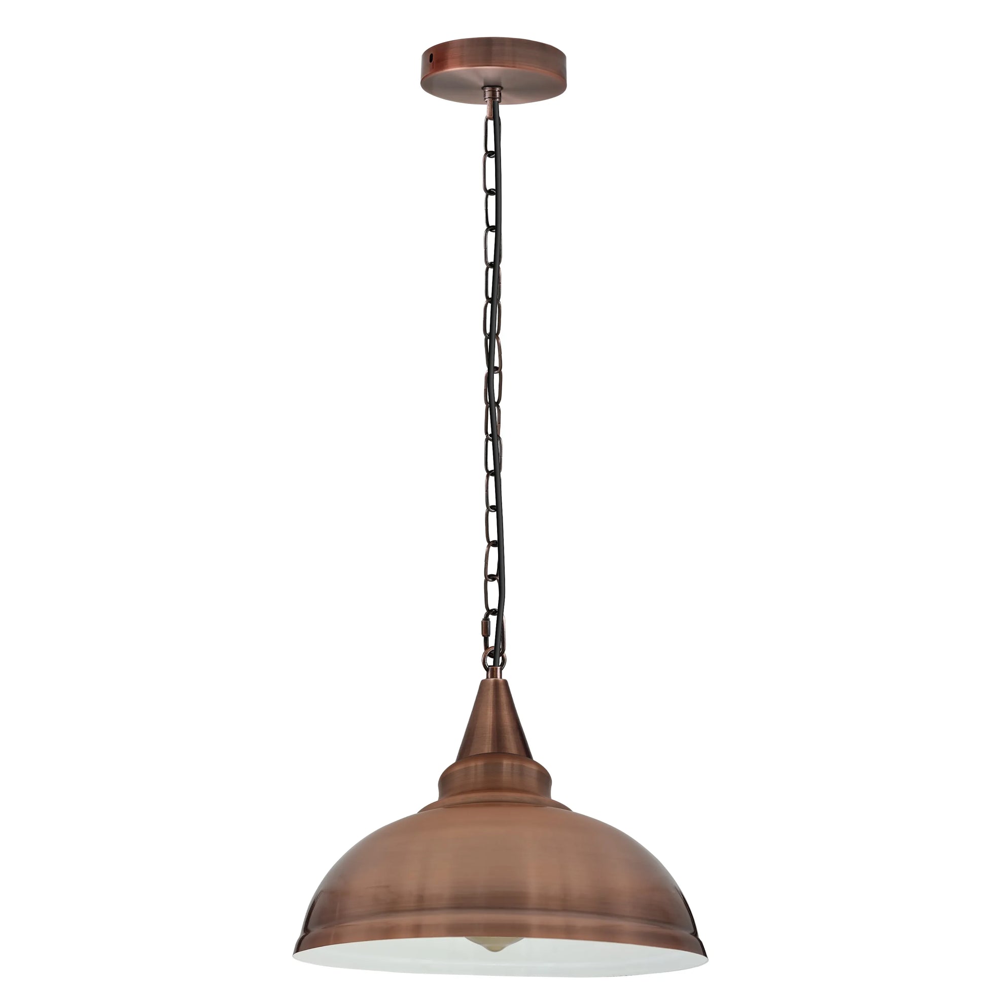 Copper E27 Ceiling Hanging Light Cage Shade Loft Style Metal Pendant Lamp~4345