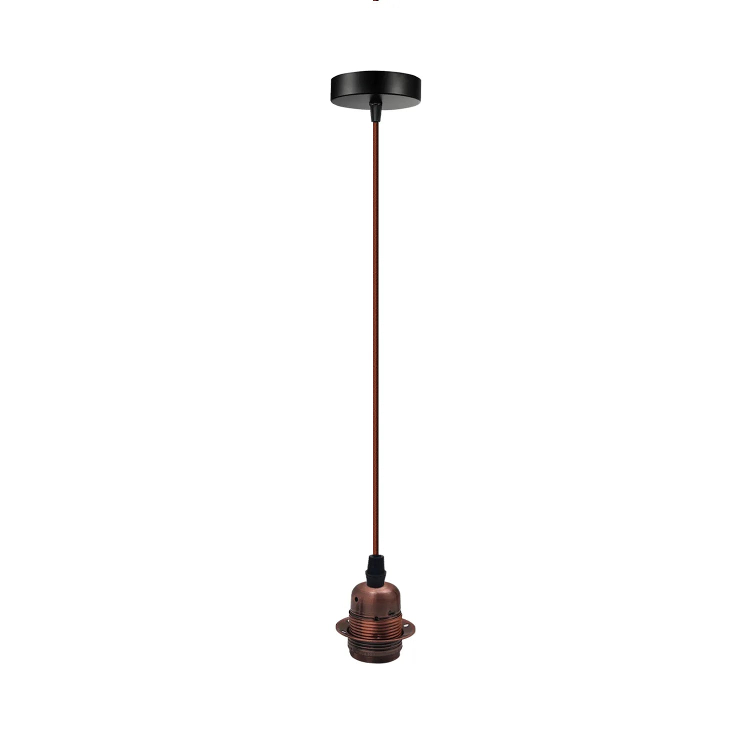 Vintage Industrial Copper Pendant Light,Lamp Holder Ceiling Hanging Light~4261