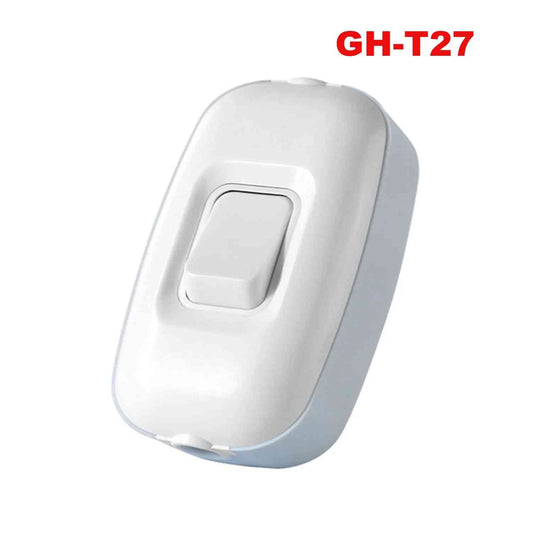 16A 220V Inline Rocker On/Off Switch White | Heavy Duty ~6700
