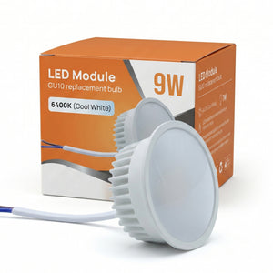 9W GU10 LED Downlight Module Cool White 6400K COB Lamp ~6801