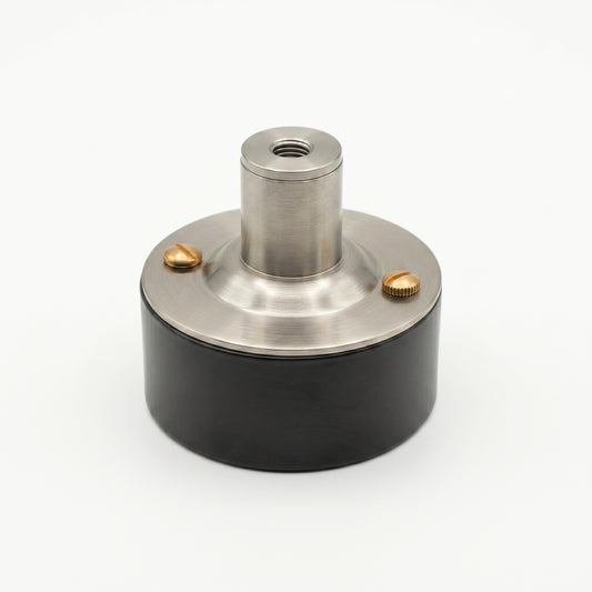 20mm Conduit Ceiling Rose Kit Black Metal Back Box Fitting ~6872