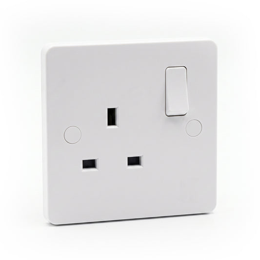 13A Switched Socket White, 1 Gang, 2 Gang & USB~6984