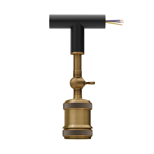 Buisverlichting L &amp; T-connector met E27-armhouder -5643