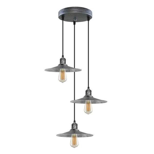 3 light Hanging Pendant Light Metal Shade Lamp Light ~ 5138 – Yes