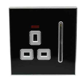 1 Gang Sockets & Wall Switches Screw less with USB Plug~5891