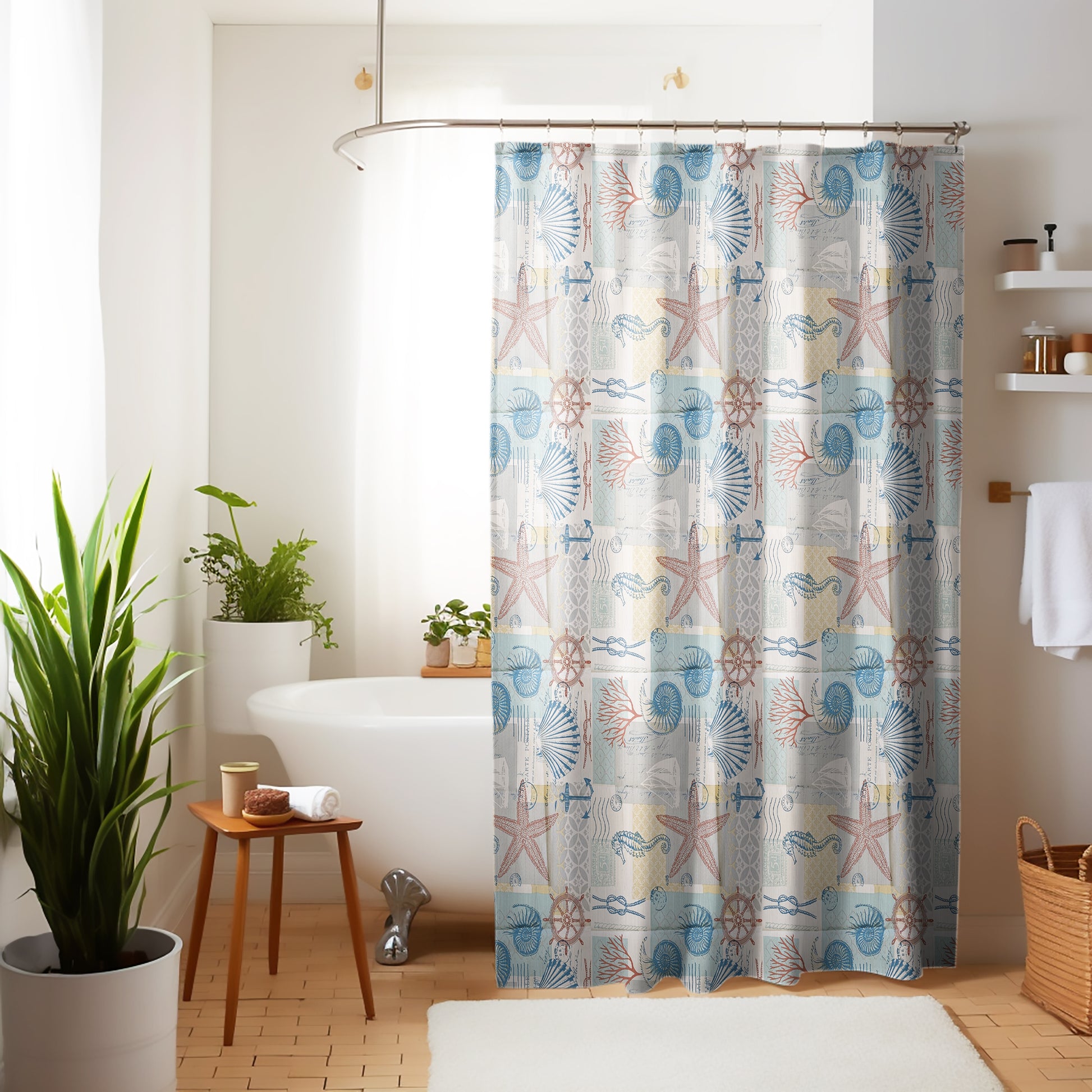 Seaside Shower curtain