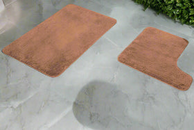 Non-Slip Bathroom Mats Set – 2 Piece Bath Mat & Pedestal Mat~5394