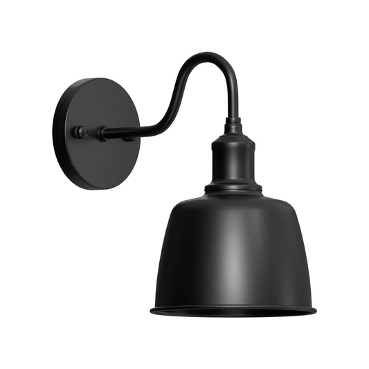 Aplique de pared industrial para exteriores, resistente al agua y de metal ~5522