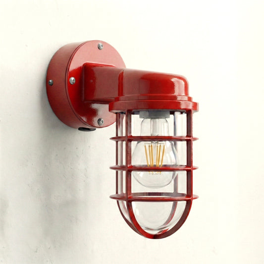 Exposed Nautical Conduit Wall Light E27 Metal ~6548