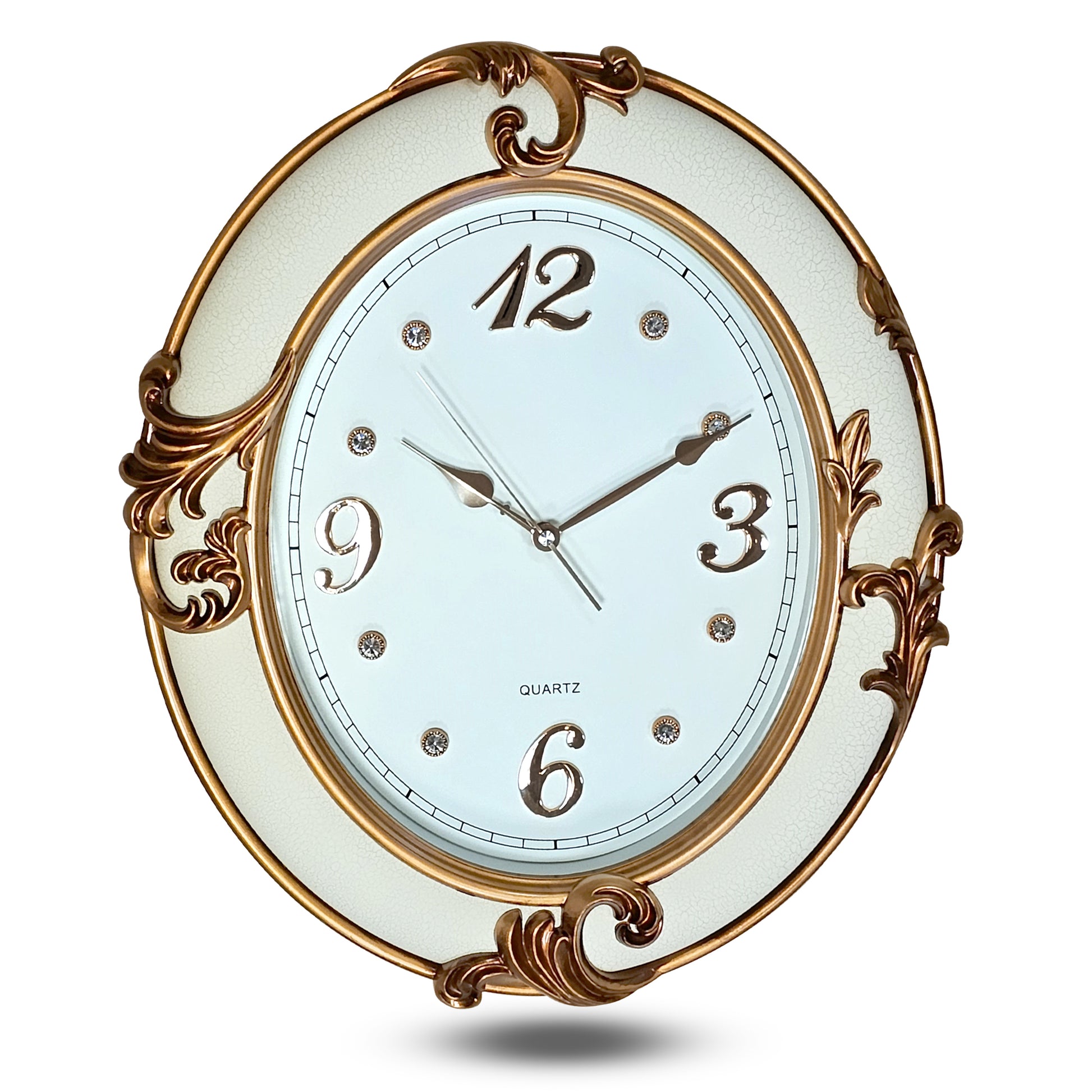 Relojes de pared antiguos ovalados de estilo retro