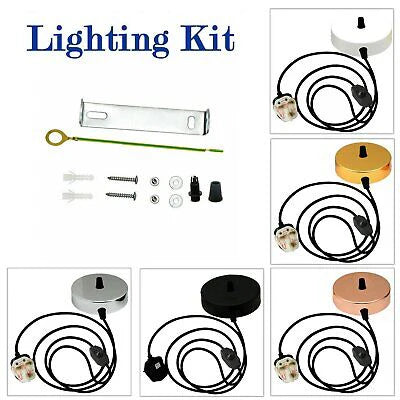Plug In Pendant Light Kit with Dimmer – Wall Light Wiring Kit UK ...