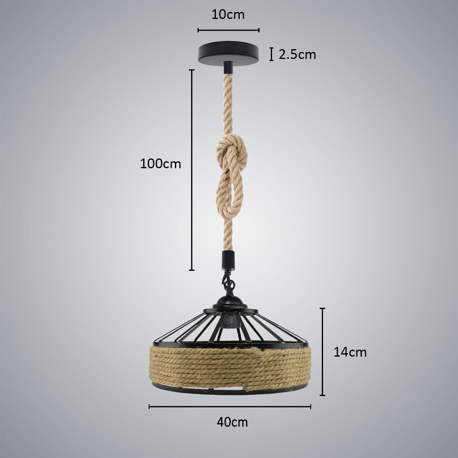 Pendant on sale rope light