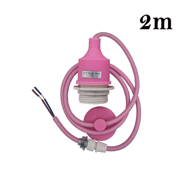 Adjustable Pendant Light Holder ~5516 – Pink