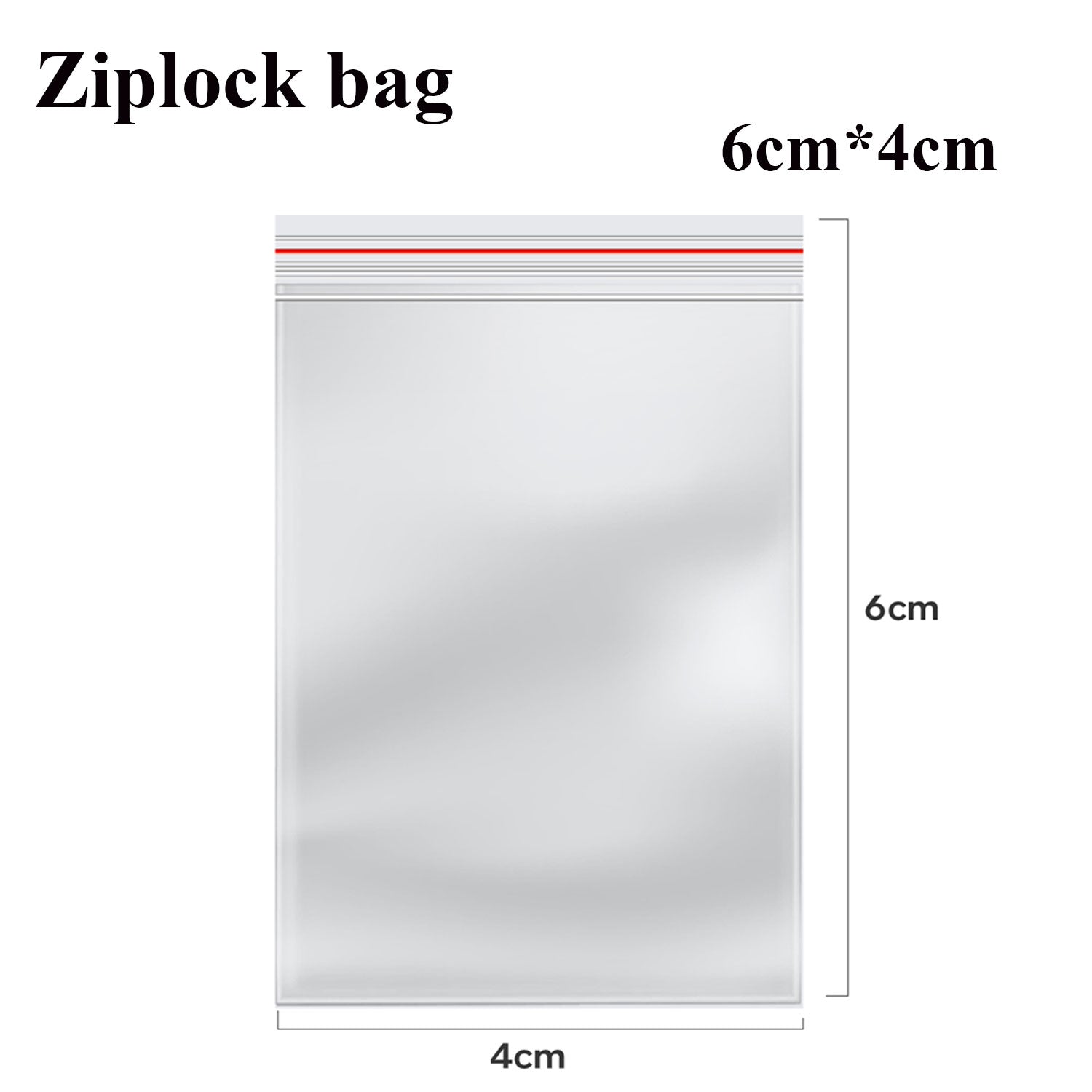 Sealing Ziplock Bag - Size an Dimension.