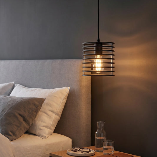 Easy Fit Metal Cage Light Shade Modern Industrial Style ~2210