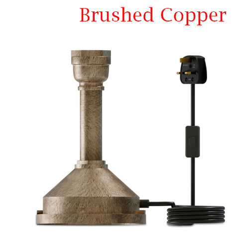 Water Pipe Base Table Lamp ON/OFF Switch Desk Decor Plug in Lighting ~ 5509