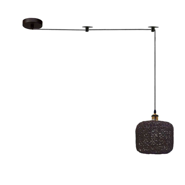 Bamboo Hemp Ceiling Pendant Light Fixture~6440 – Style 4