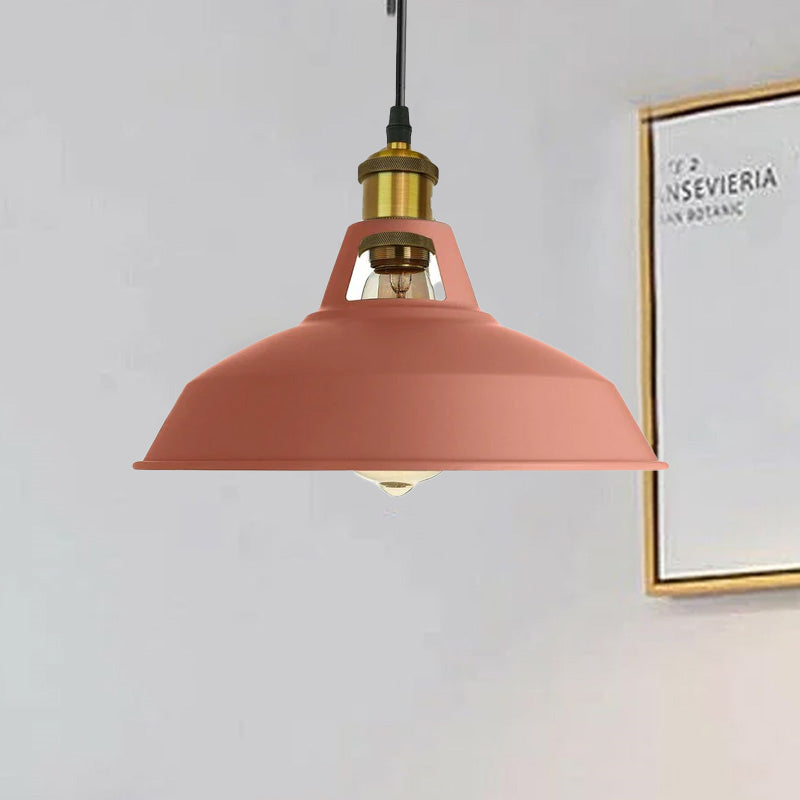 Modern Pink Colour Lampshade Industrial Retro Style Metal Ceiling Pendant Lightshade~2559