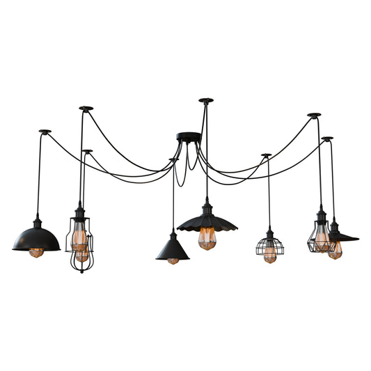 Industrial Spider Light UK pendant light | 2m~4995