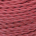 Peach 2 Core Twisted Vintage Braided Fabric Cable – 0.75mm ~4789