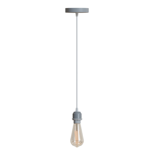 Vintage Pendant Light Holder Kit | E27 Base 95cm Adjustable Cable ~4207