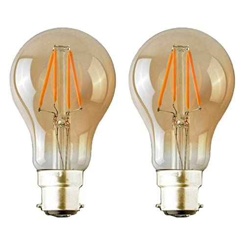 Energy Saving LED Filament Bulbs ~6380 – 2 / Warm white 4 Watts