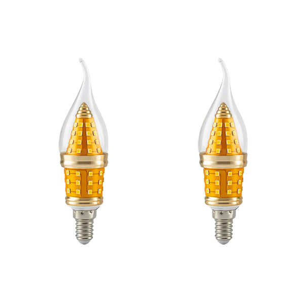 Retro LED E14 kaarsvlam koel witte bol kroonluchterlamp~5036 – Pakket 02