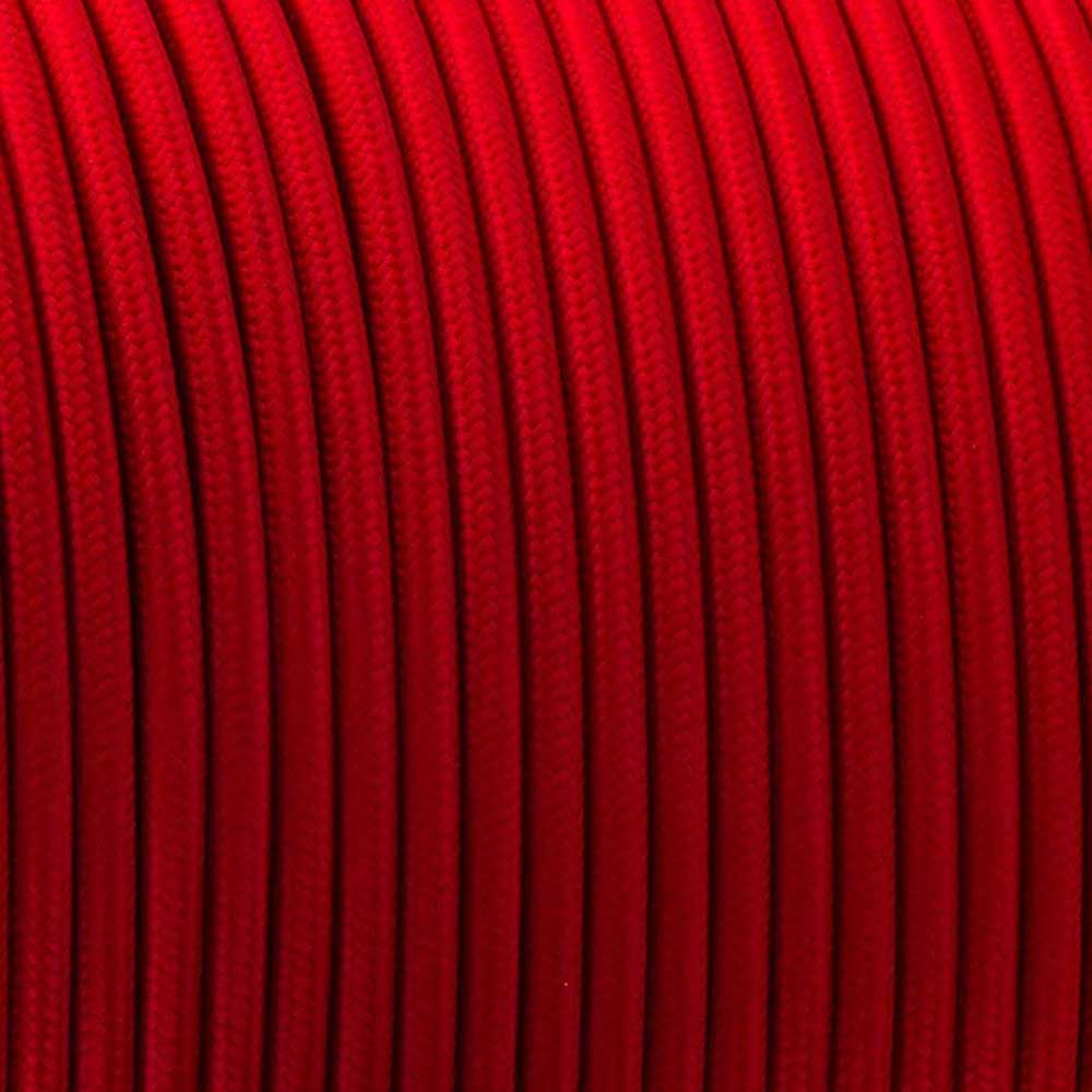 vintage-red-round-braided-fabric-flexible-electrical-2-core-cable