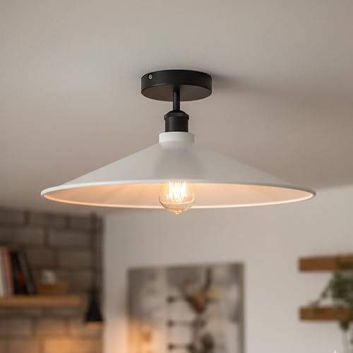 Industrial Semi Flush Mount Ceiling Light E27 ~6314