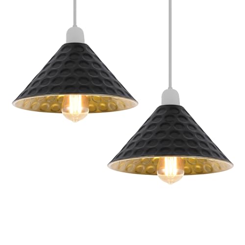 black brass light shade pendan