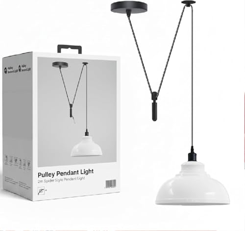 2M Adjustable Rise And Fall Pulley Swing Pendant Light ~6608