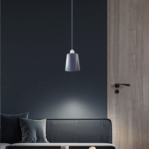 Modern Grey Colour Metal Easy Fit Lampshade~2239