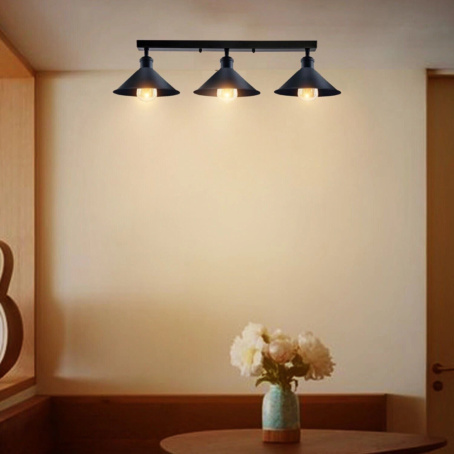 3 bulb ceiling light fixture home depot