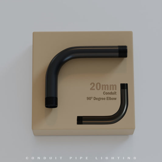 Elleboog 90 graden 20 mm metalen bochtbuisfitting - 5552