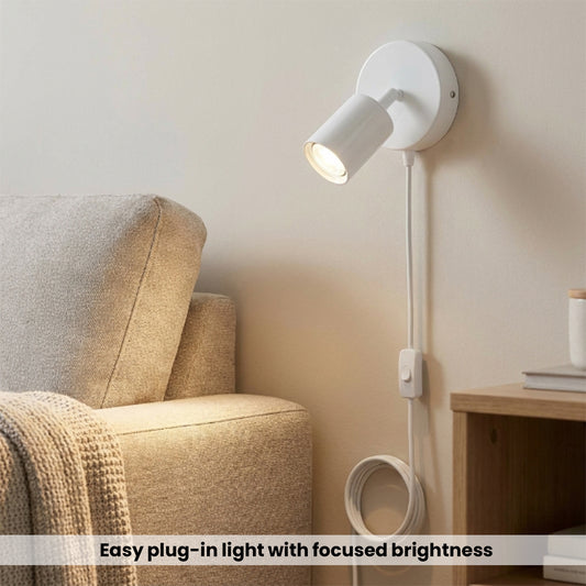 plug-in wall sconce