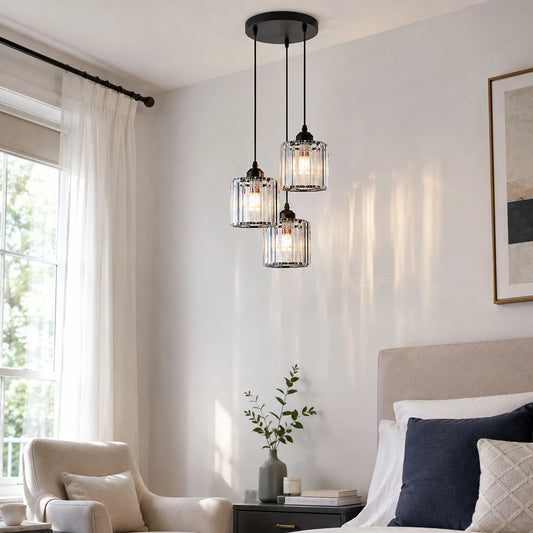 3 Light Crystal Pendant Light ~5050