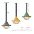 Industrial Steampunk Pipe Pendant Light E27 Metal cage hanging Lights~6111