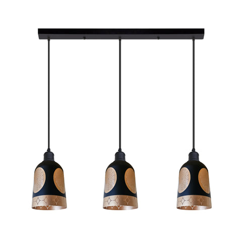 Crystal 3-Way Hanging Ceiling Pendant Light ~6312