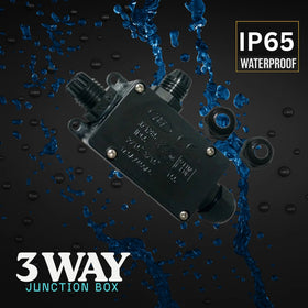 3 Way IP65 Waterproof Junction Box small junction box for under cabinet lighting~2042