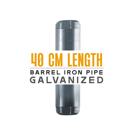 40cm ¾ BSP Galvanized MALLEABLE Tubing Iron threaded Pipe Light Fittings~1160