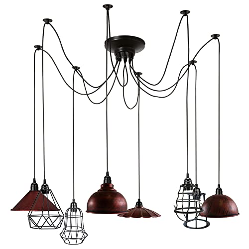 hanging sputnik spider light