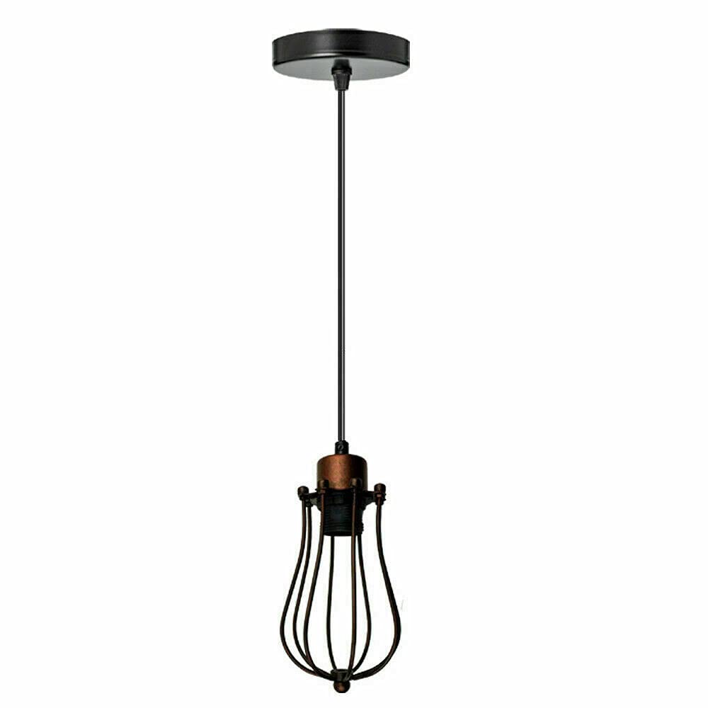 ceiling industrial cage light
